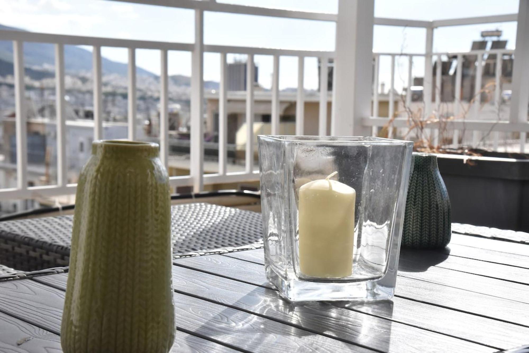 Tiny Rooftop Apartment Athen Eksteriør bilde